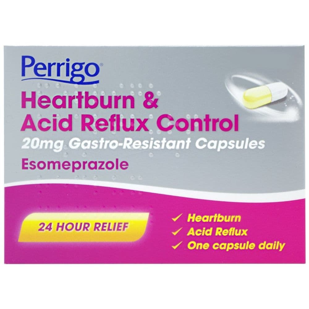 Perrigo Esomeprazole Heartburn & Acid Reflux Control 20mg Capsules