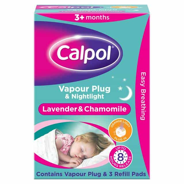 Calpol Vapour Plug &amp; Nightlight + 3 Refills