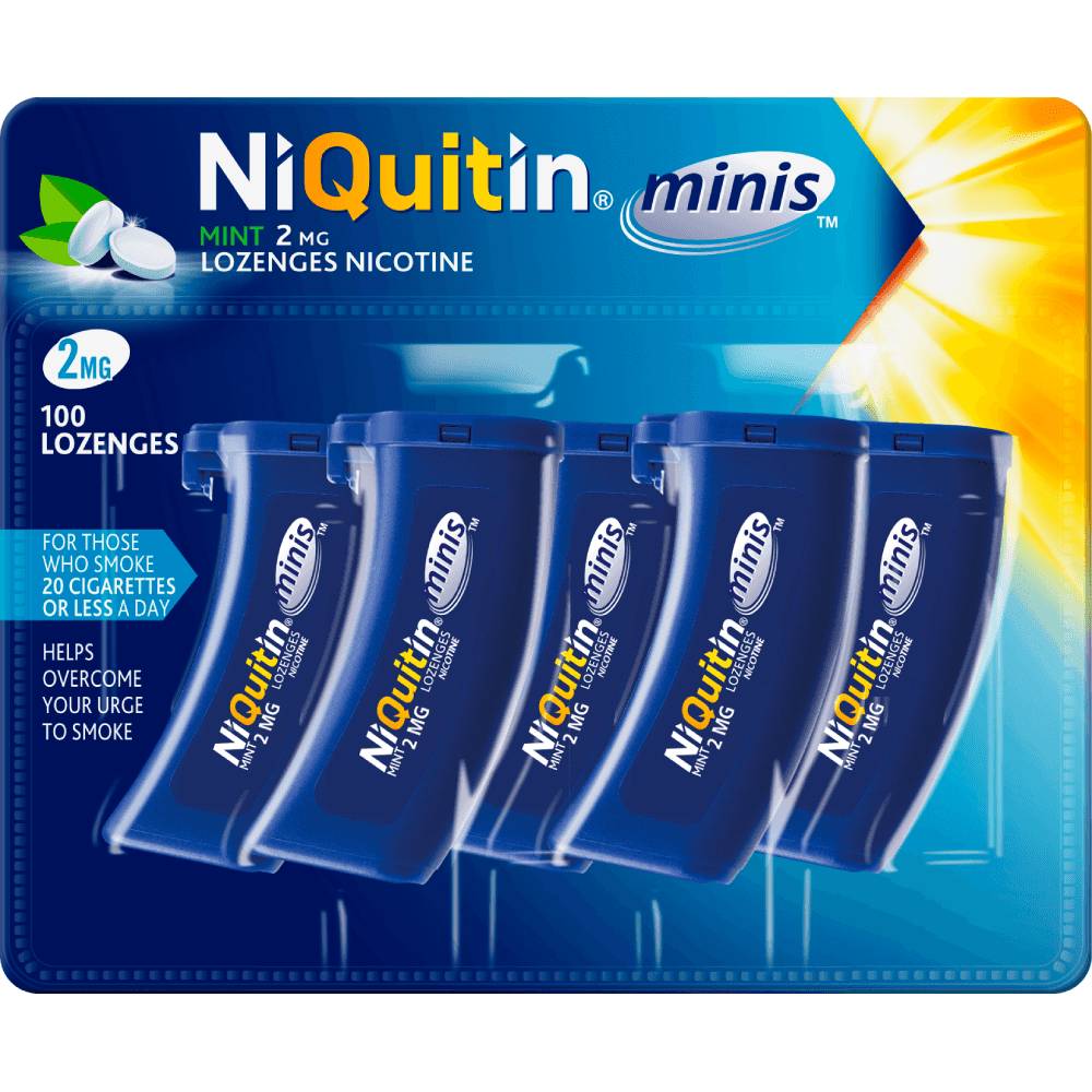 NiQuitin Minis Mint 2mg Lozenges