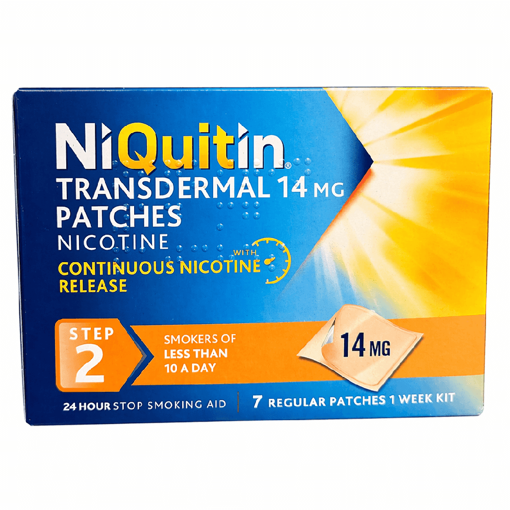 NiQuitin Patch 14mg (Step 2) - 7 Patches