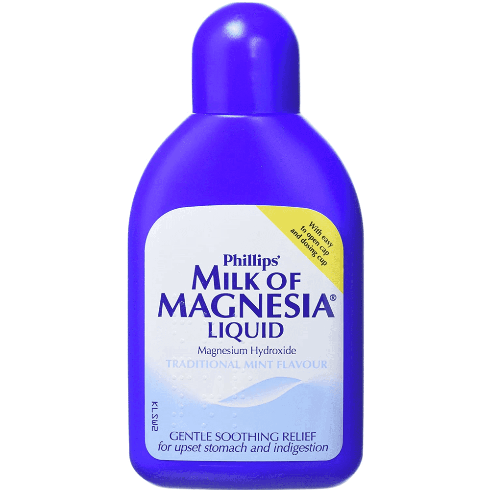 Phillips Milk Of Magnesia Liquid 200ml - Mint Flavour