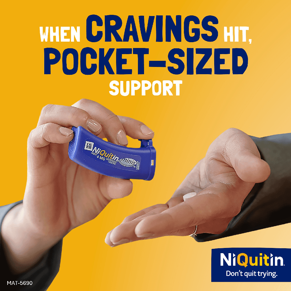 NiQuitin Minis Mint 2mg Lozenges - photo 2 of 4