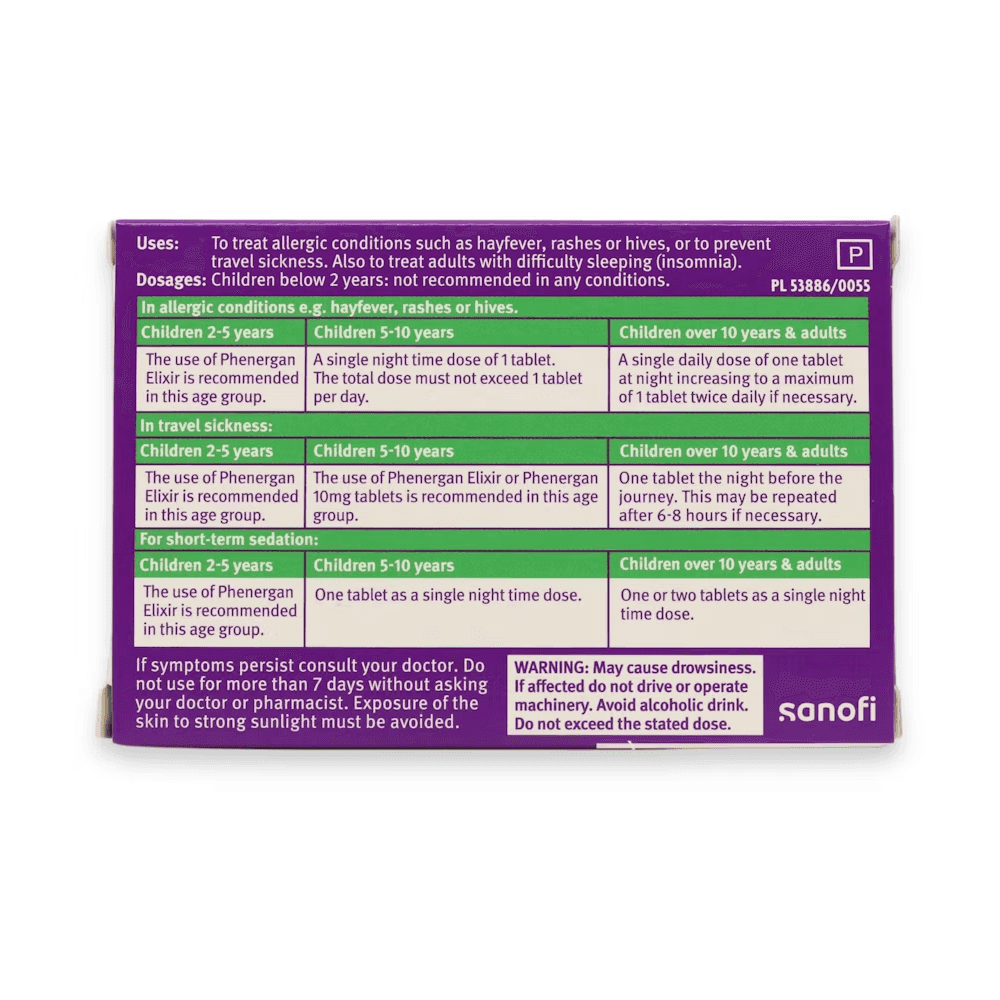 Phenergan Antihistamine Tablets - photo 2 of 2