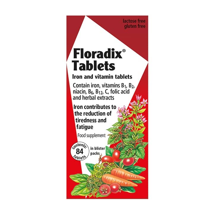Floradix Iron &amp; Vitamin Tablets - 84 Tablets - photo 1 of 1
