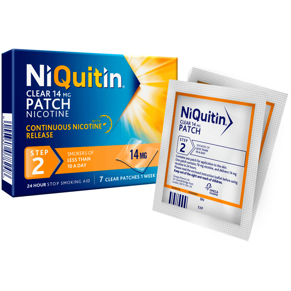 Niquitin Clear (Step 2) 14mg - 7 Patches - photo 1 of 4