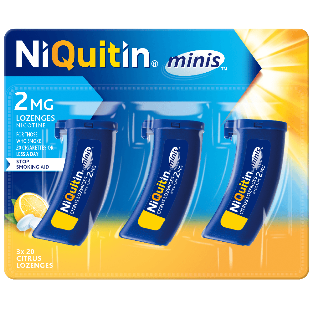 NiQuitin Minis Citrus 2mg - 60 Lozenges - photo 1 of 1