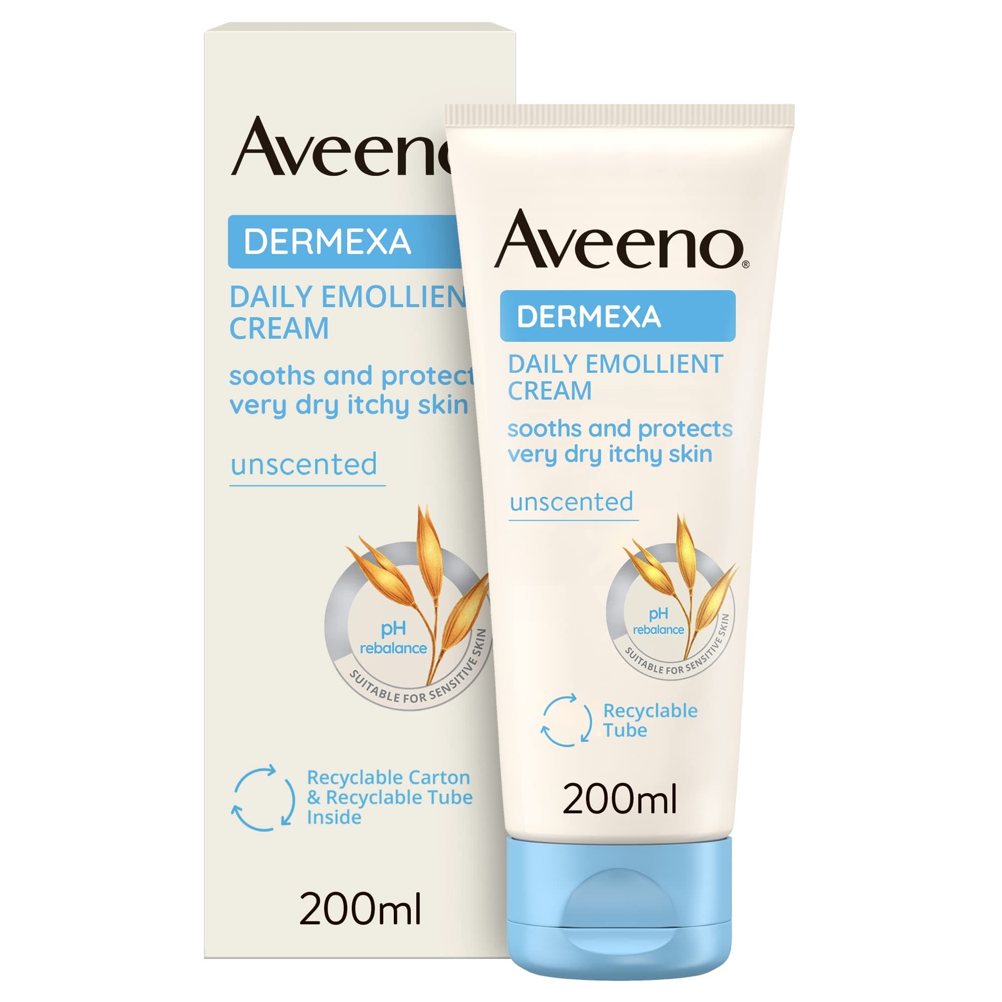 Aveeno Dermexa Emollient Cream - 200ml — photo 1