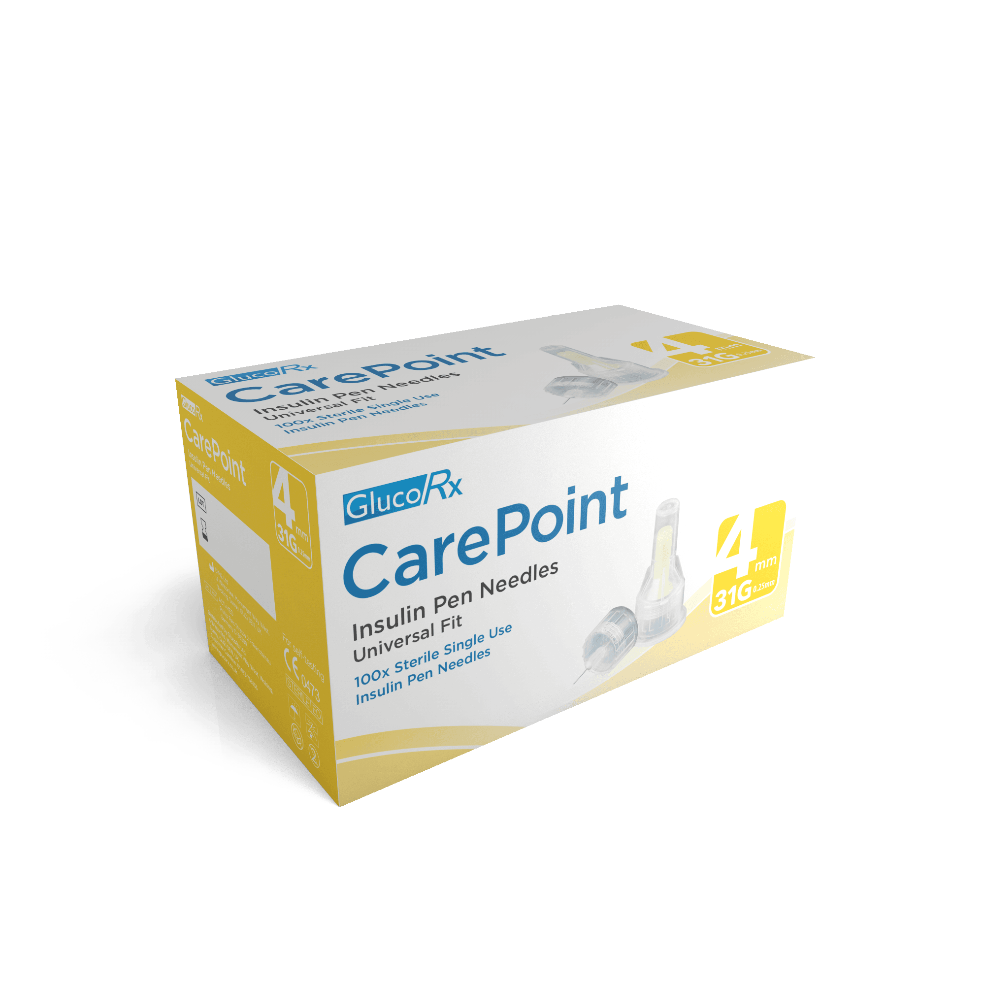 CarePoint Pen Needles 31g 4mm - Pack of 100 — photo 1