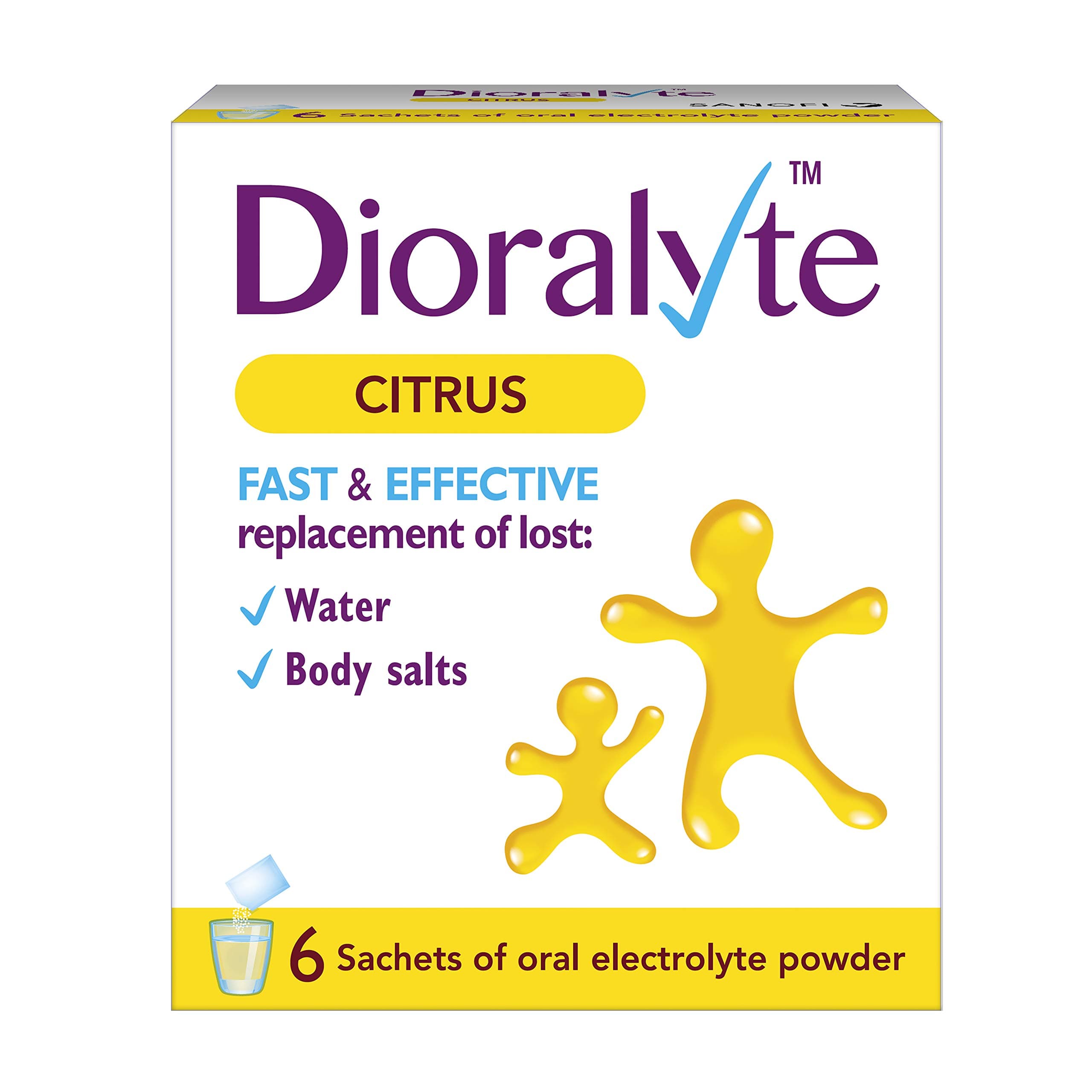 Dioralyte Citrus Sachets – 6 Sachets — photo 1
