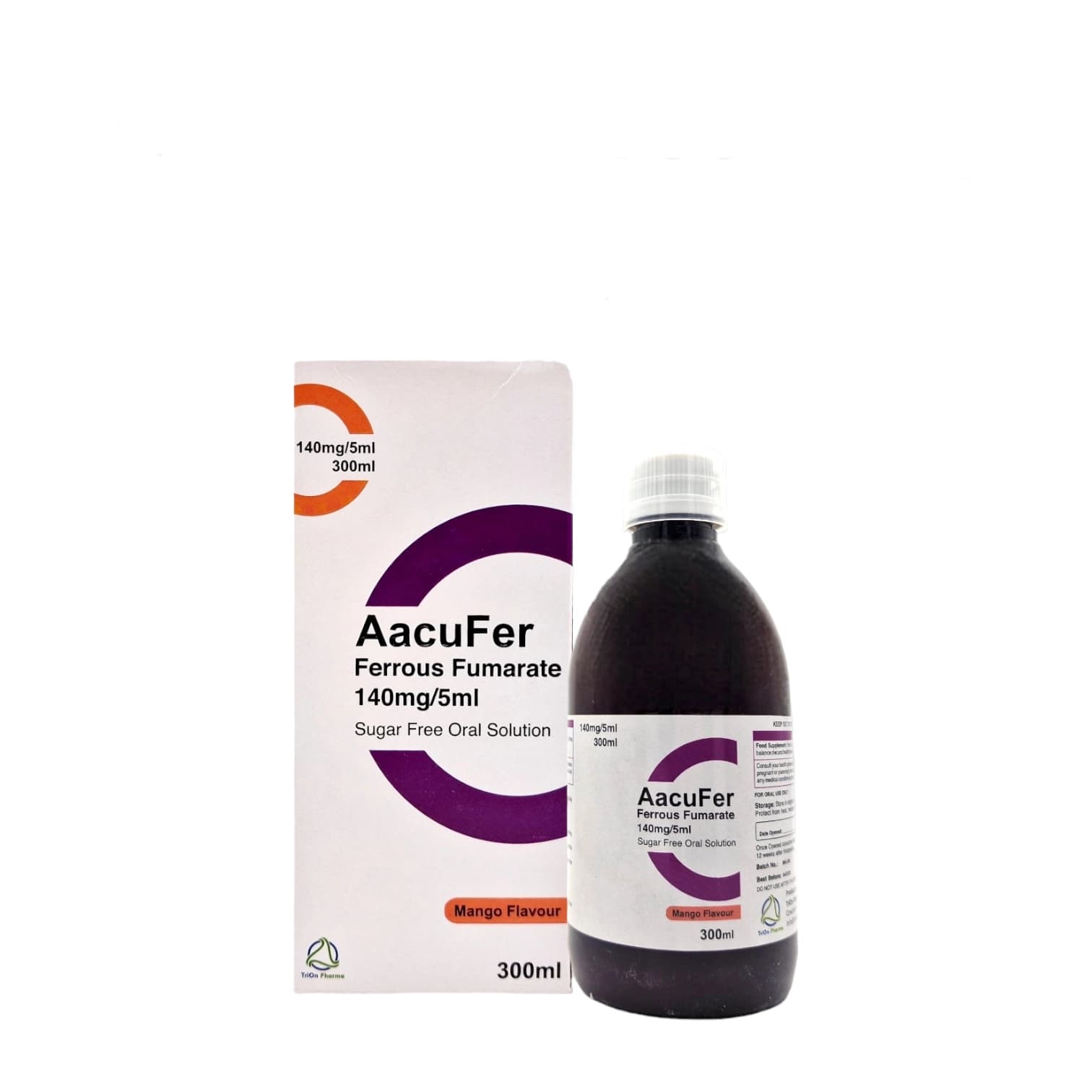 Ferrous Fumarate 140mg/5ml Liquid – 300ml — photo 1