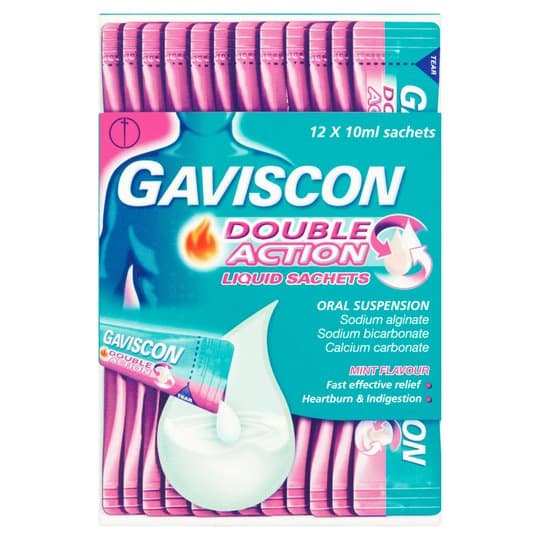 Gaviscon Double Action Liquid Sachets - 12 Sachets — photo 1