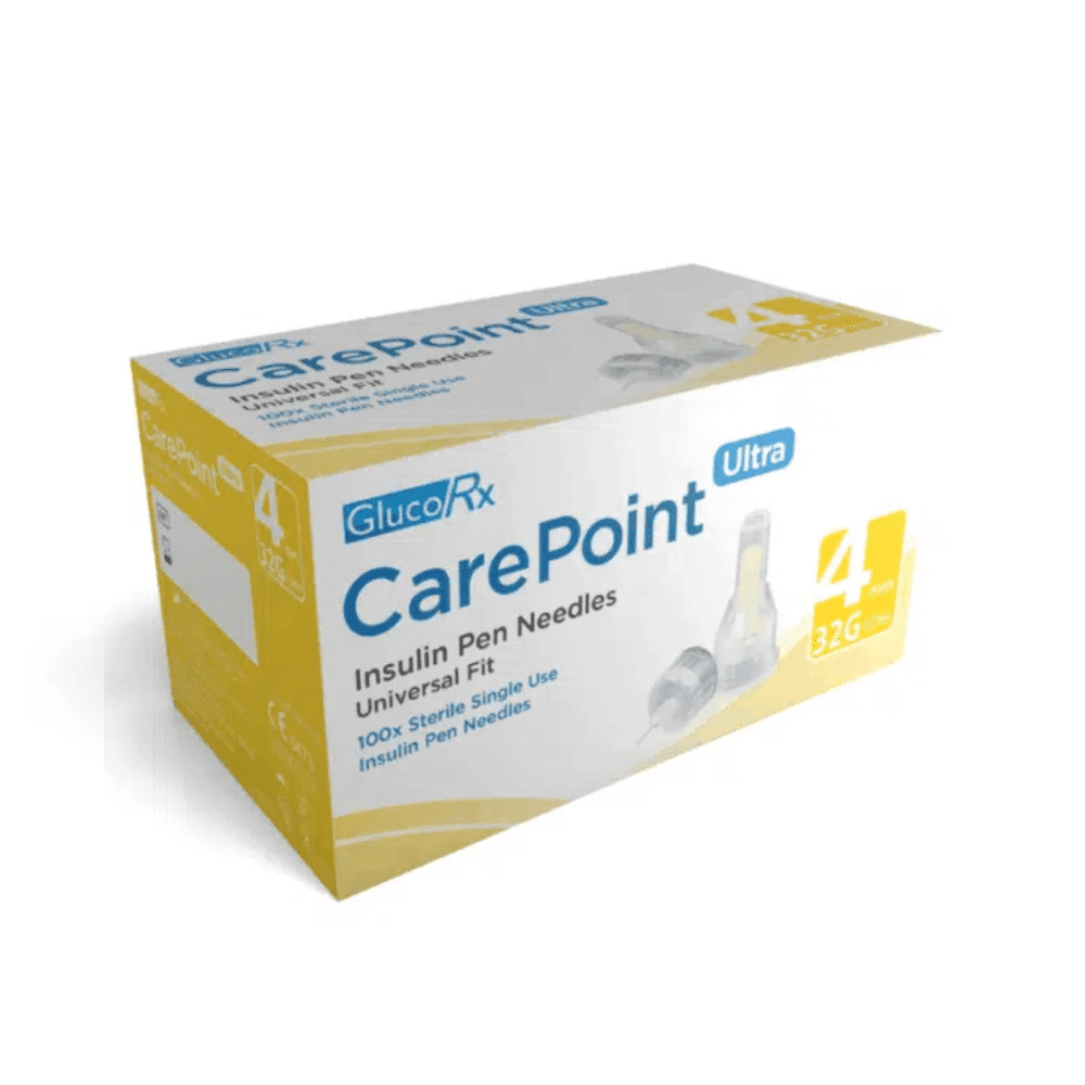 GlucoRx CarePoint Pen Needles 32g 4mm (100) — photo 1