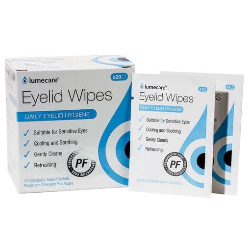 Lumecare Eyelid Wipes - 20 Wipes — photo 1