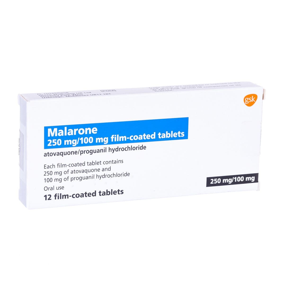 Malarone Tablets 250mg/100mg — photo 1