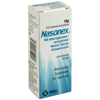 Nasonex (Mometasone) Nasal Spray 50mcg (140 Dose) — photo 1
