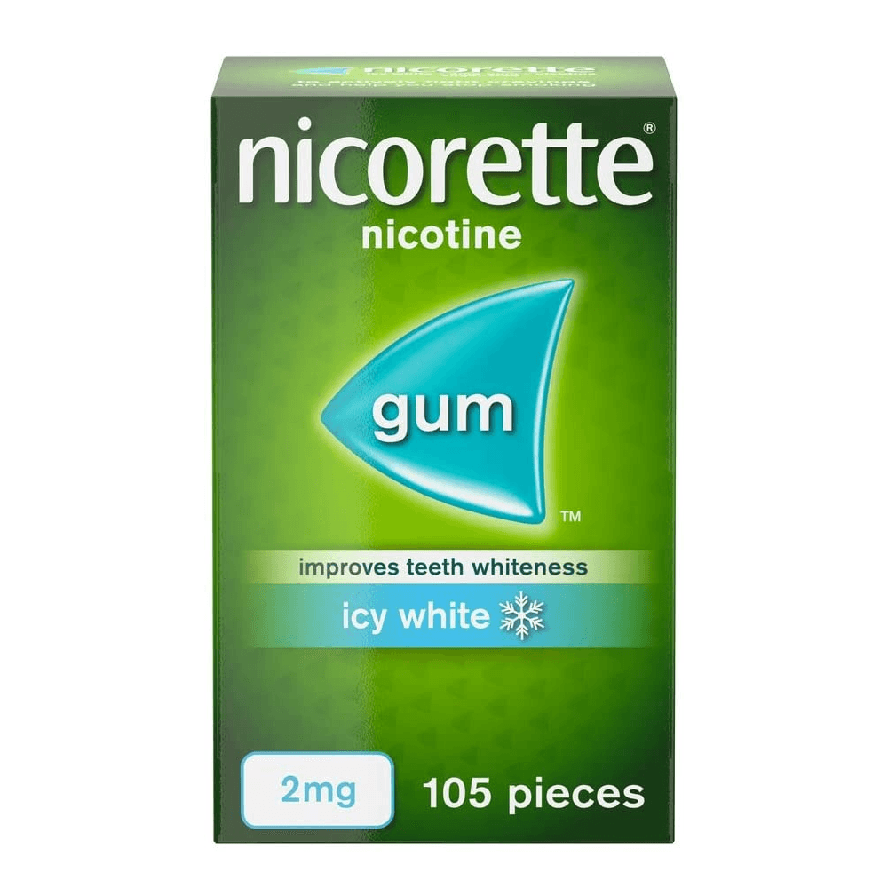 Nicorette Icy White 2mg Gum – 105 Pieces — photo 1