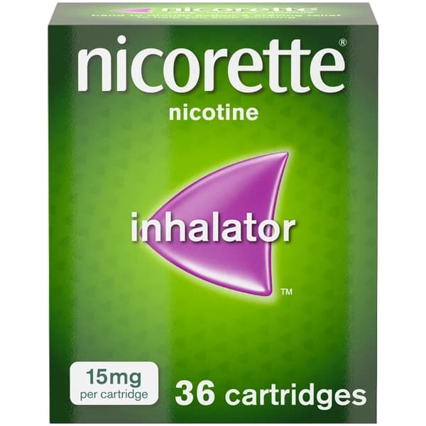 Nicorette Inhalator 15mg - 36 Cartridges — photo 1