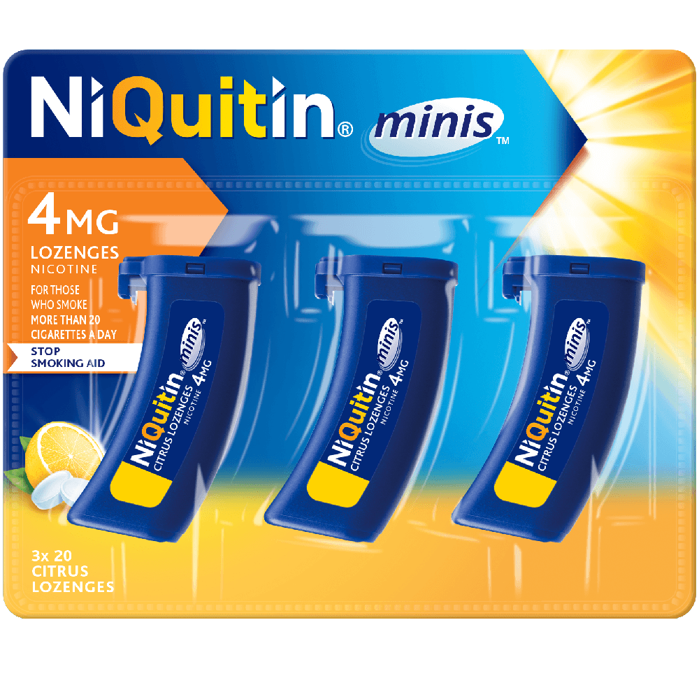 NiQuitin Minis Citrus 4mg - 60 Lozenges — photo 1