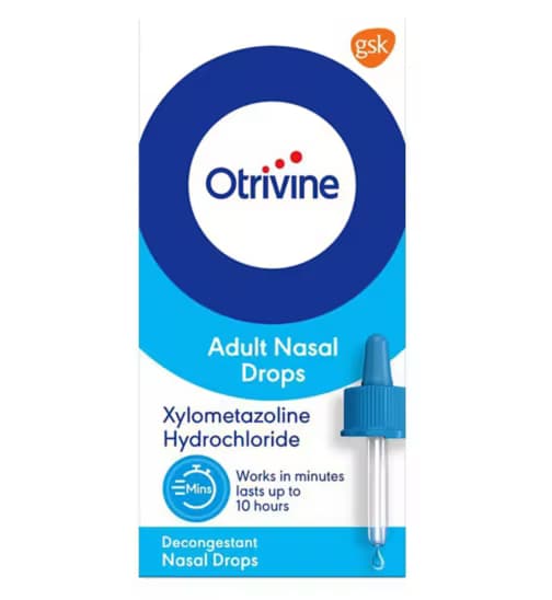 Otrivine Adult Nasal Drops - 10ml — photo 1