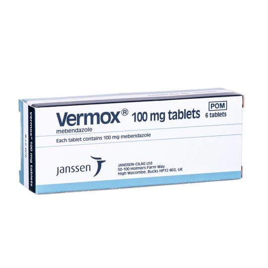 Vermox 100mg Tablets - 6 Tablets — photo 1