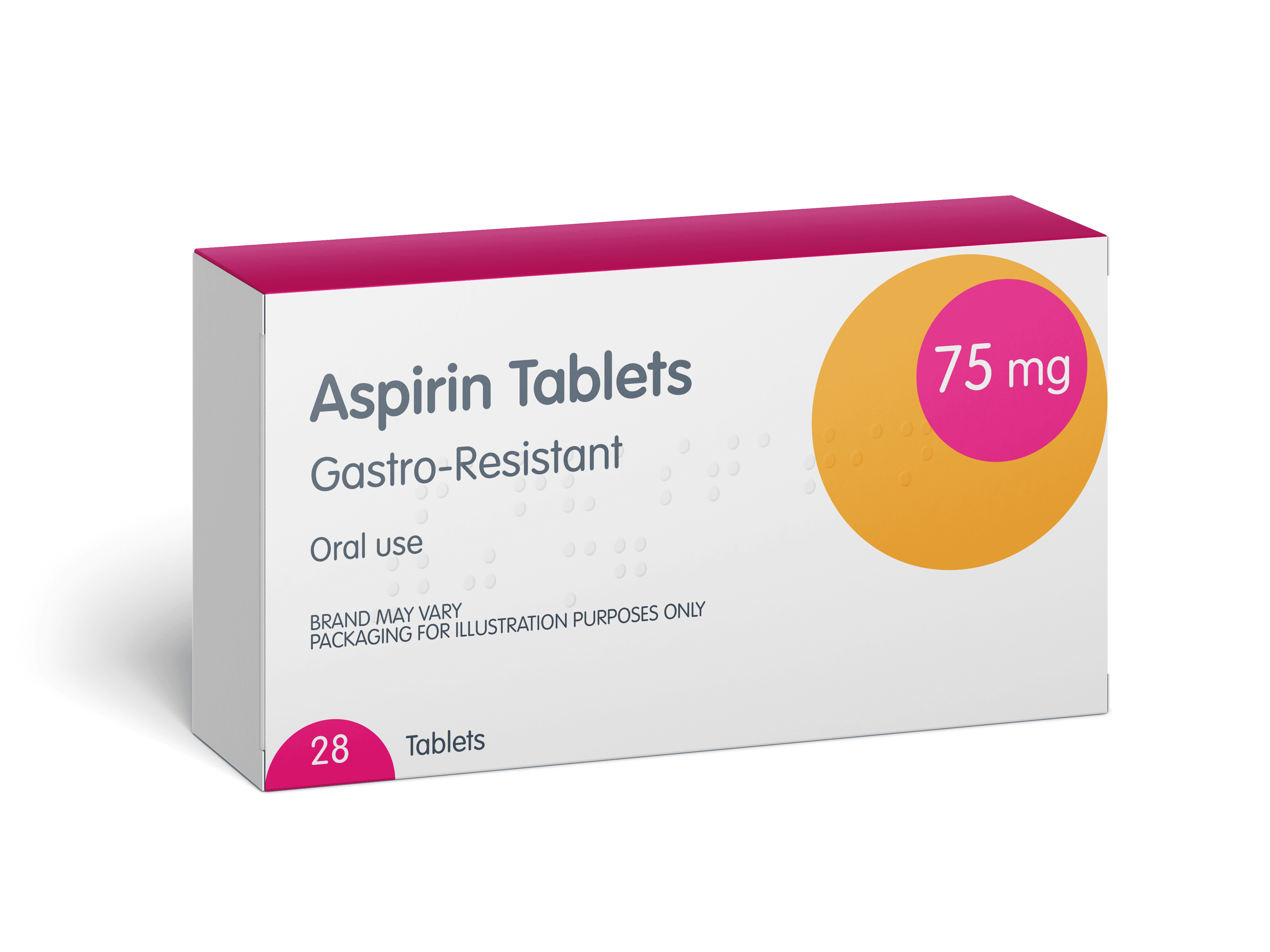Aspirin 75mg g/r Tablets