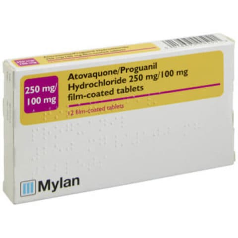 Atovaquone and Proguanil 250mg/100mg (Generic Malarone) — image 1 of 1