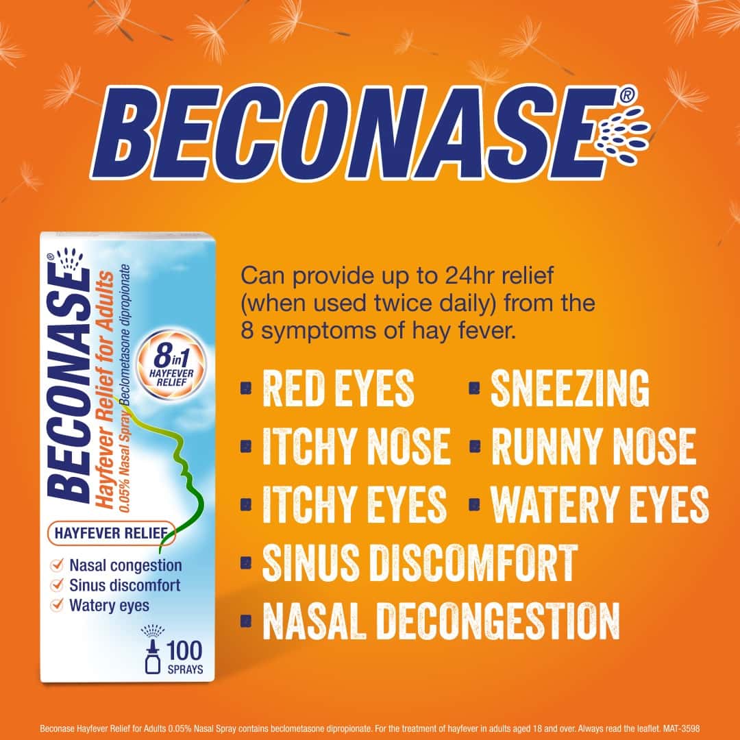 Beconase Hayfever Relief Nasal Spray - 180 Sprays - photo 3 of 5