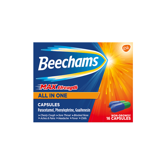 Beechams Max Strength All In One Capsules - 16 Capsules — image 1 of 1
