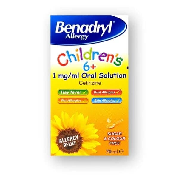 Benadryl Allergy Children's 6+ 1mg/ml Oral Solution (60ml) — image 1 of 1