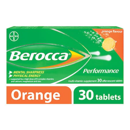 Berocca Vitamin B Effervescent Orange Tablets 15/30 — image 1 of 1