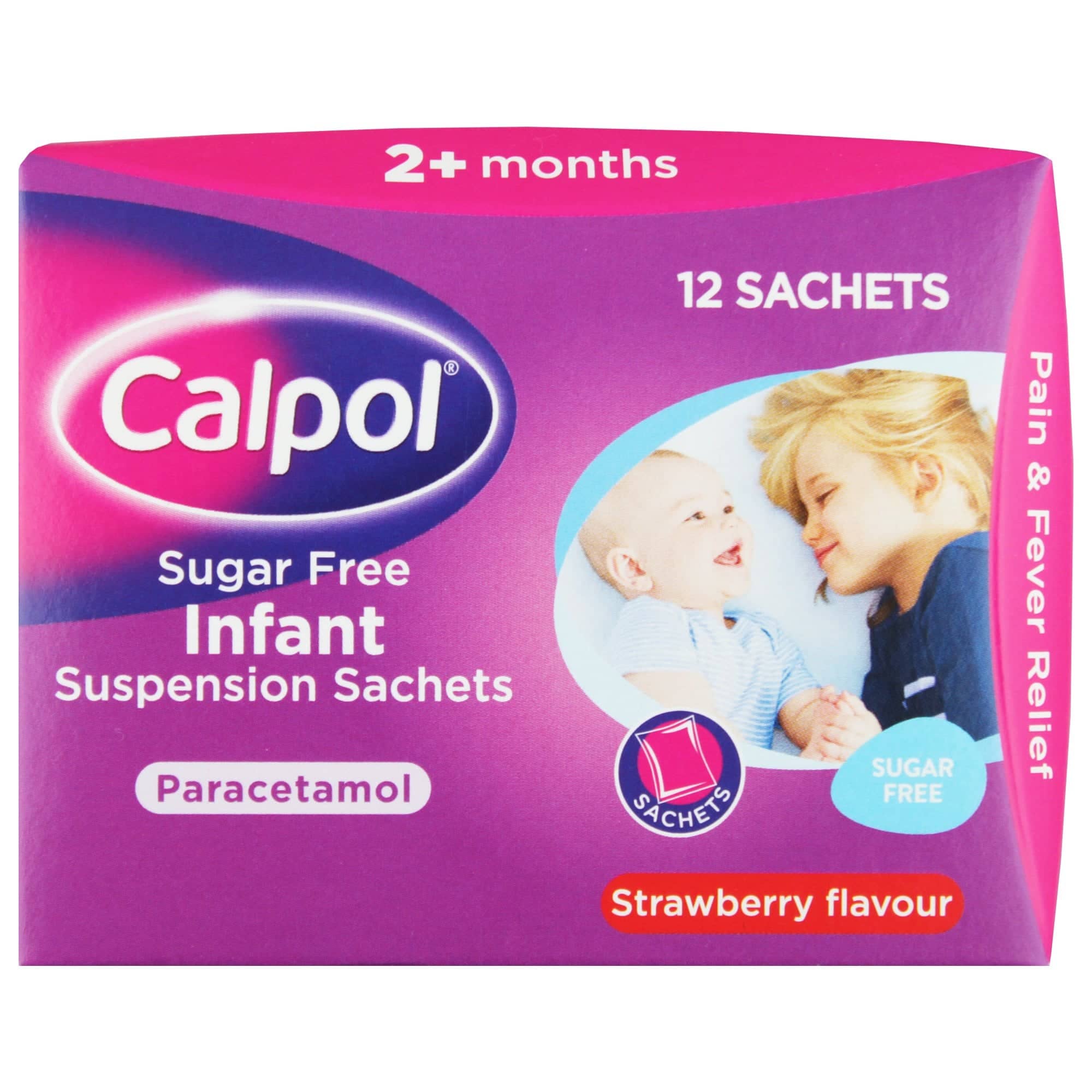 Calpol Infant Sugar Free Suspension Sachets - 12 Sachets - photo 1 of 1