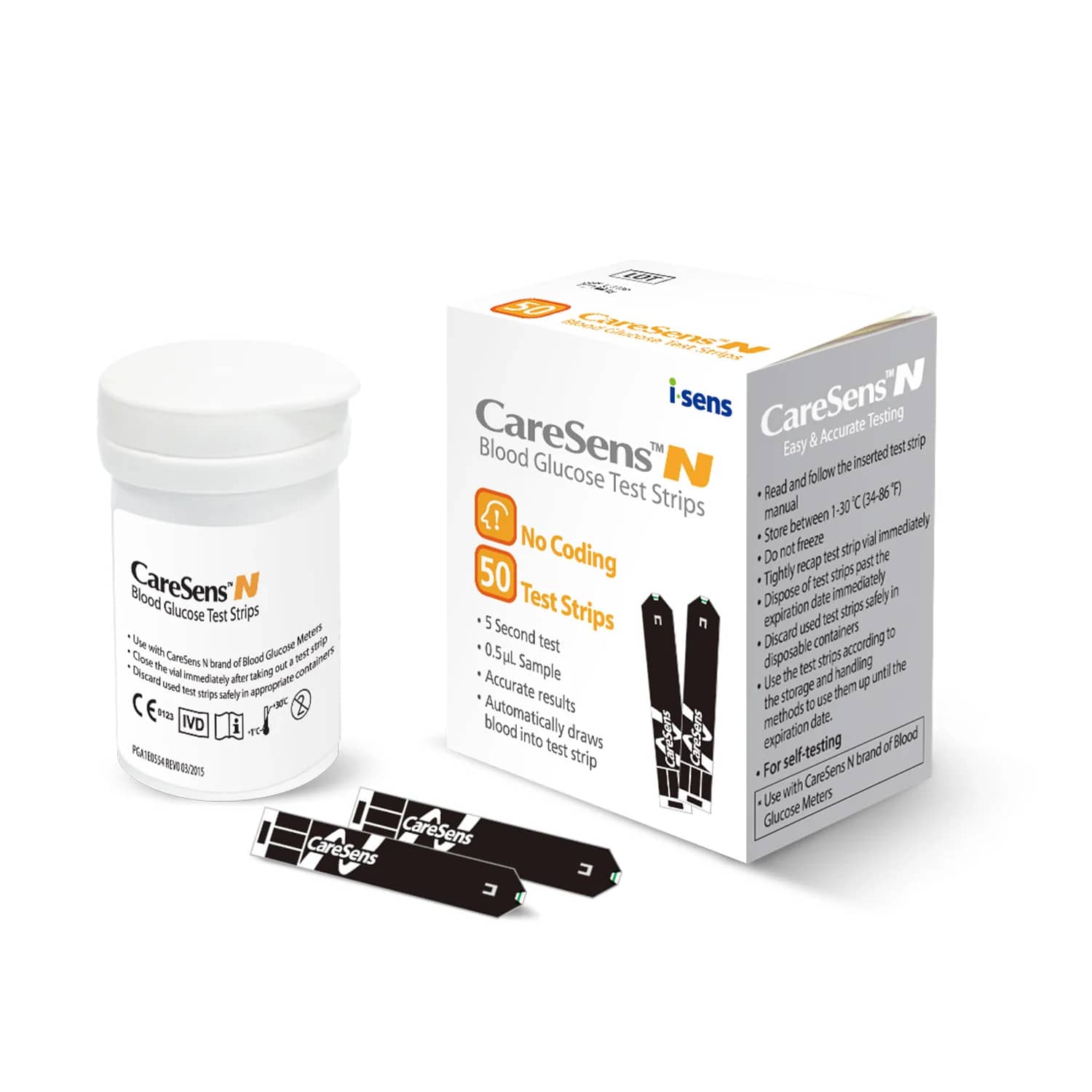 CareSens N Blood Glucose Test Strips - 50 Pack - photo 1 of 1