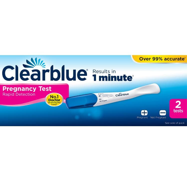 Clearblue Rapid Detection Pregnancy Test - 2 Tests — image 1 of 1