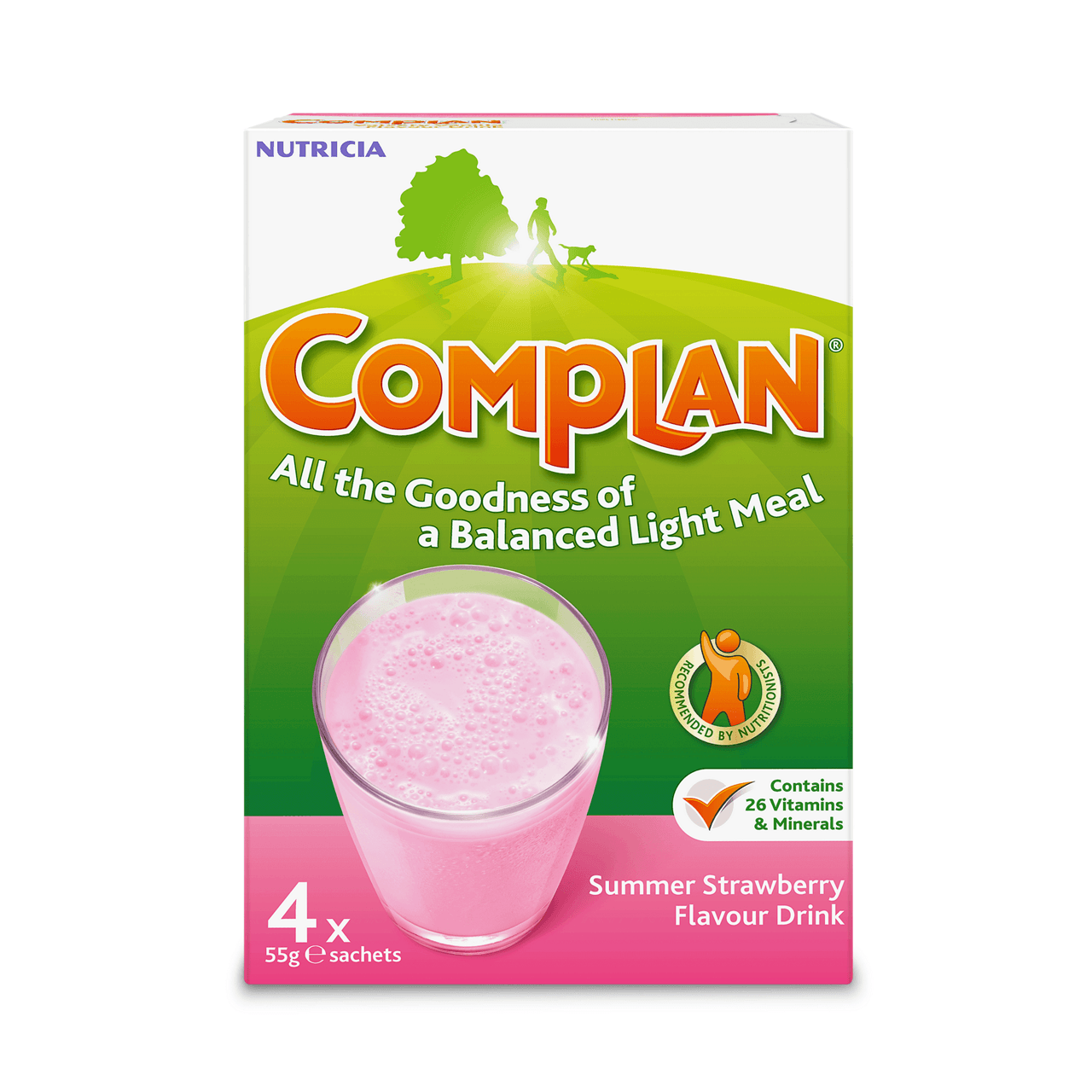 Complan Summer Strawberry Sachets - 4x55g Sachets — image 1 of 1