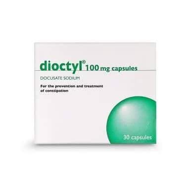 Dioctyl (Docusate) 100mg Capsules - 30 Capsules - photo 1 of 1
