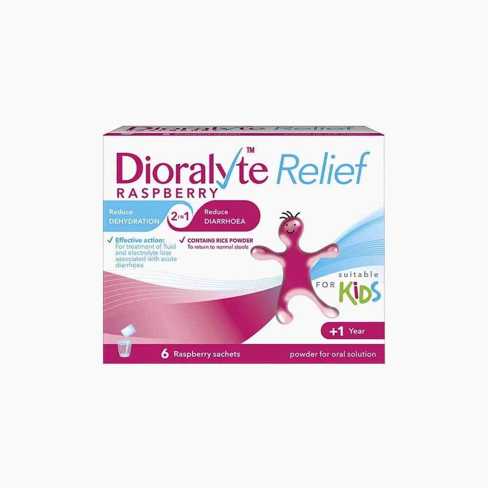 Dioralyte Relief Raspberry Flavour – 6 Sachets — image 1 of 1