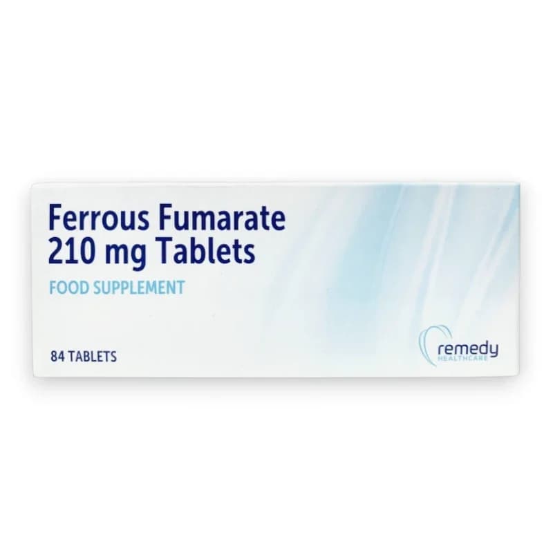 Ferrous Fumarate 210mg – 84 Tablets