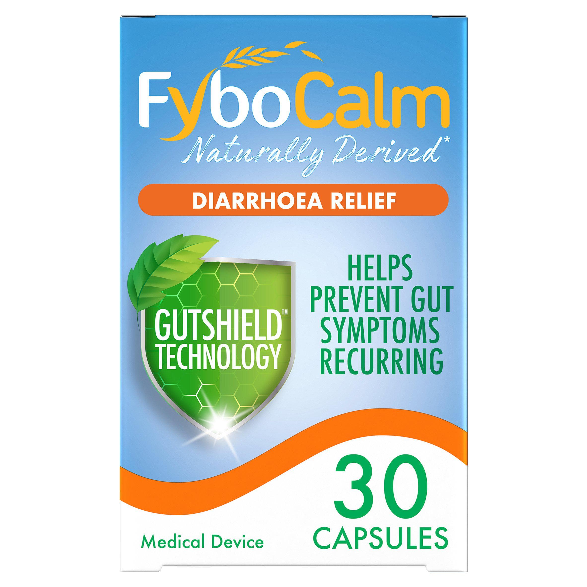 FyboCalm Diarrhoea Relief Capsules - 30 Capsules — image 1 of 1