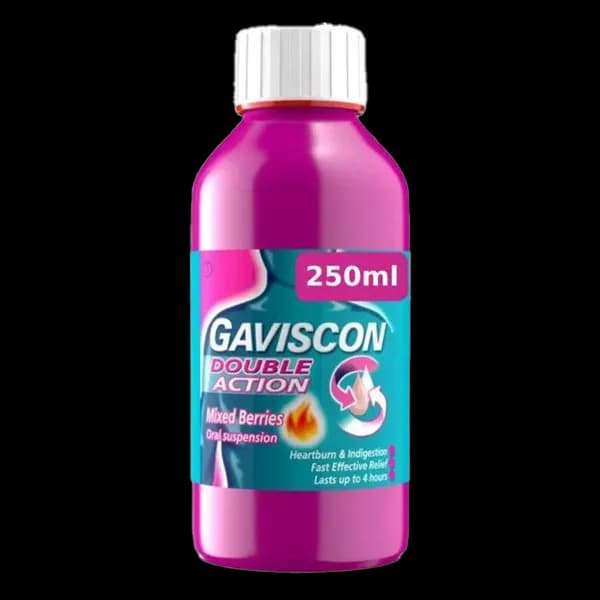 Gaviscon Double Action Liquid Mixed Berries - 250ml — image 1 of 1