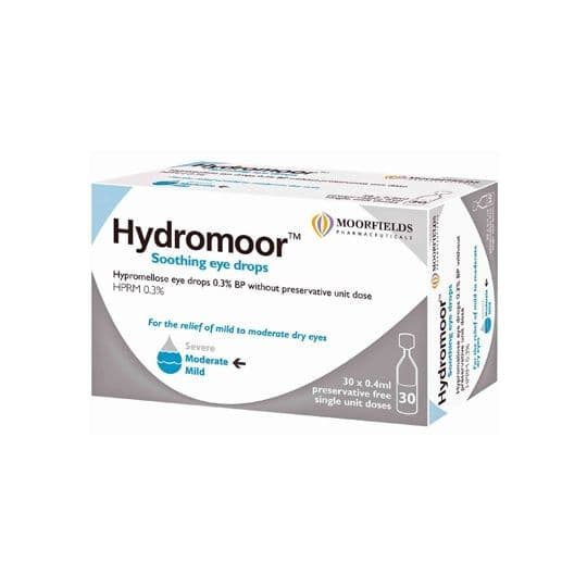 Hydromoor Soothing Eye Drops - 30 Single Dose Units — image 1 of 1
