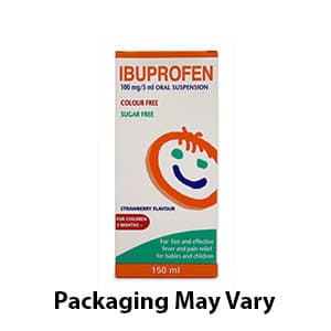 Ibuprofen Oral Suspension For Infants & Children Sugar Free 100ml — image 1 of 1