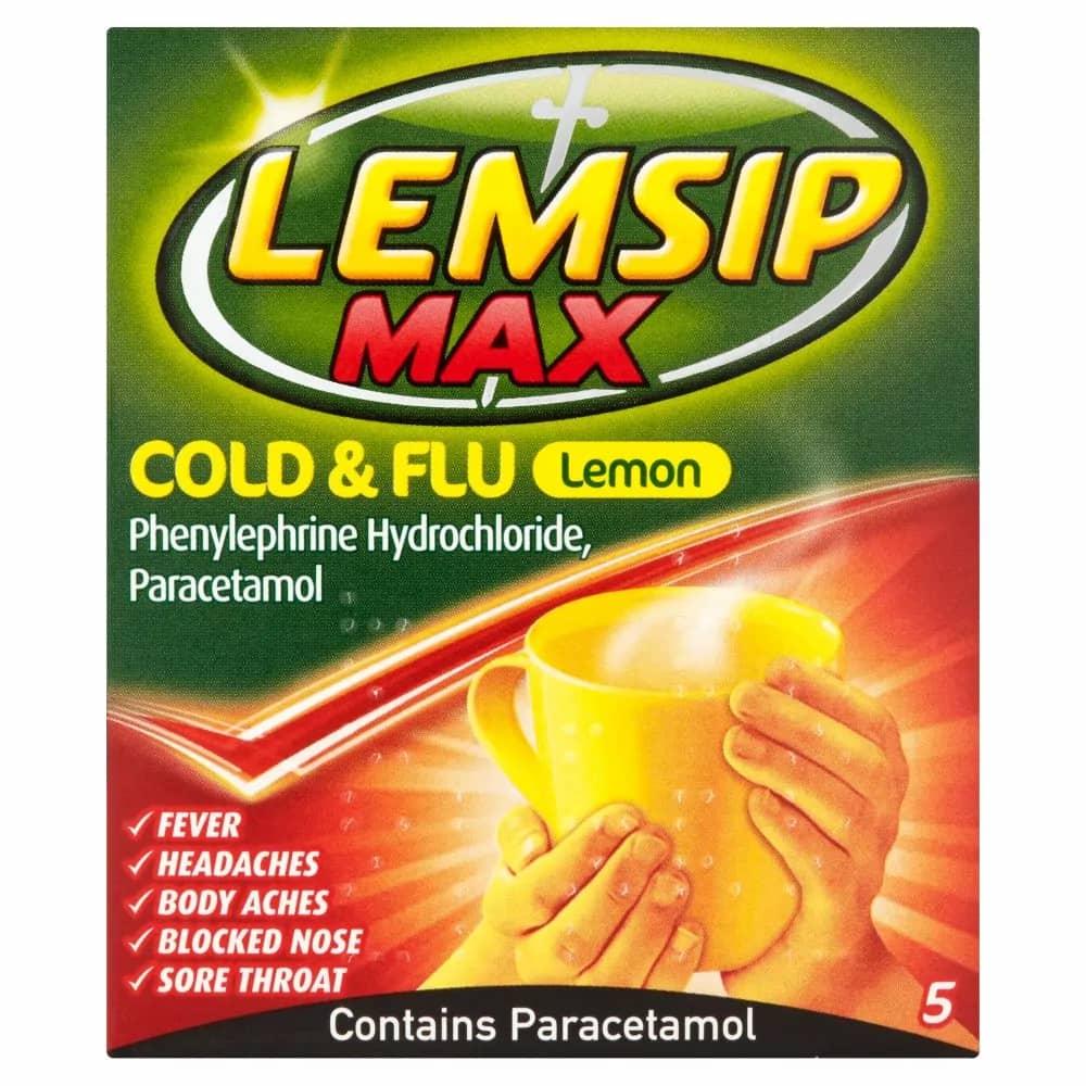 Lemsip Max Lemon Sachets - 5 Sachets - photo 1 of 1