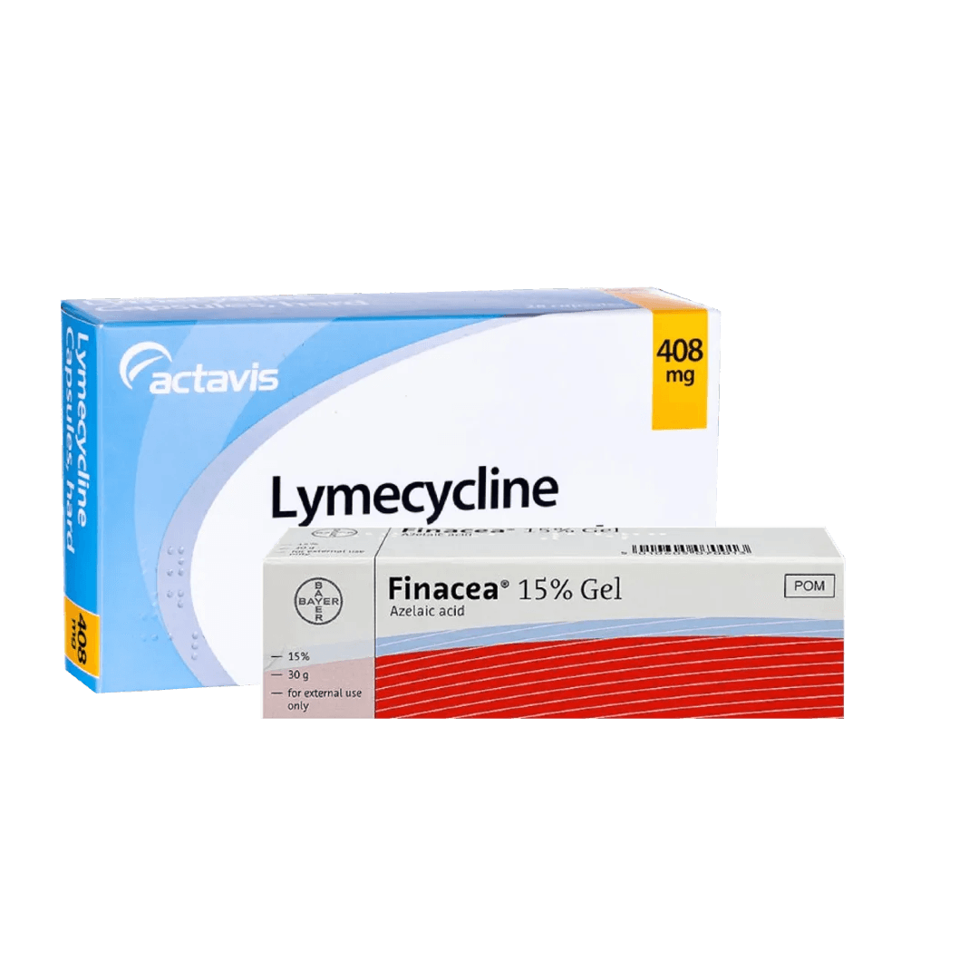 Lymecycline Capsules (84 Capsules) and Finacea 15% Gel — image 1 of 1