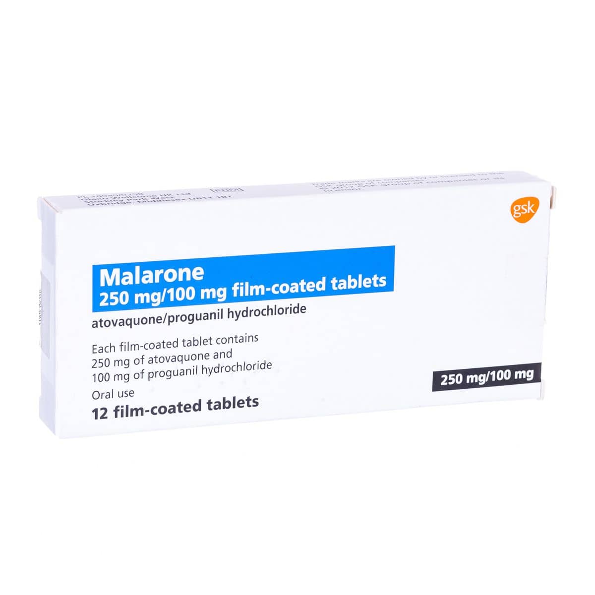 Malarone Tablets 250mg/100mg - photo 1 of 1