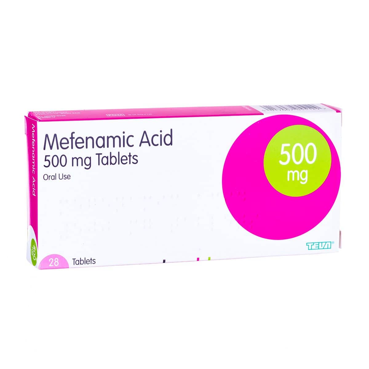 Mefenamic Acid 500mg Tablets - photo 1 of 1
