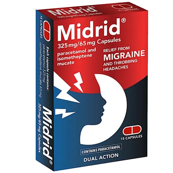 Midrid Migraine Relief Capsules - 15 Capsules — image 1 of 1