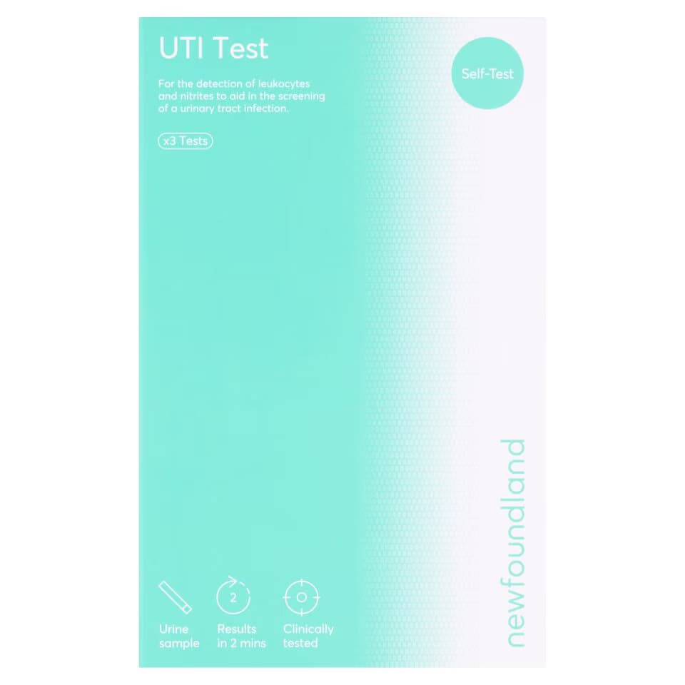 Newfoundland Urinary Tract Infection Test Kit - 3x Test Strips — image 1 of 1
