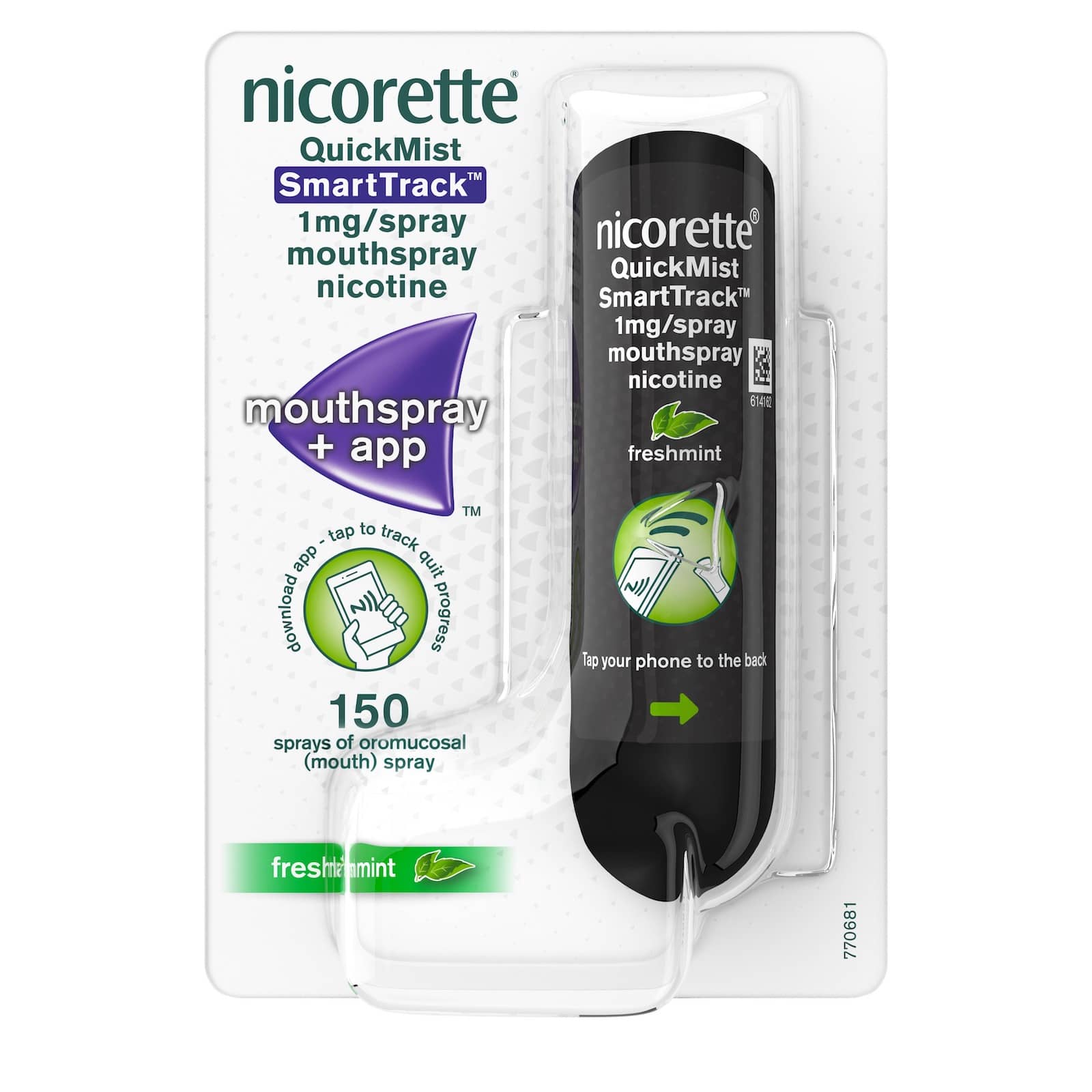Nicorette QuickMist SmartTrack 1mg Spray - Single - photo 1 of 1