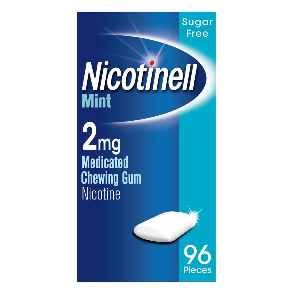 Nicotinell Mint 2mg Medicated Chewing Gum - 96 Pieces — image 1 of 1