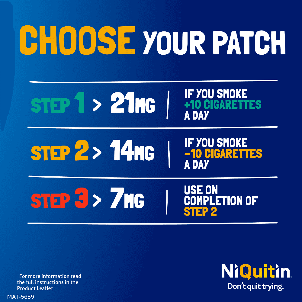 NiQuitin Clear 24 Hour (Step 3) 7mg - 7 Transdermal Patches - photo 2 of 4